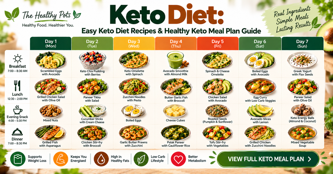 Keto Diet: Easy Keto Diet Recipes & Healthy Keto Meal Plan Guide