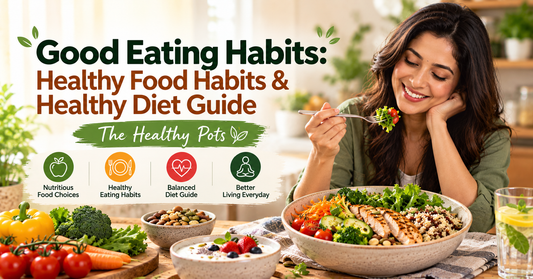 Good Eating Habits: Healthy Food Habits & Healthy Diet Guide | The Healty Pots